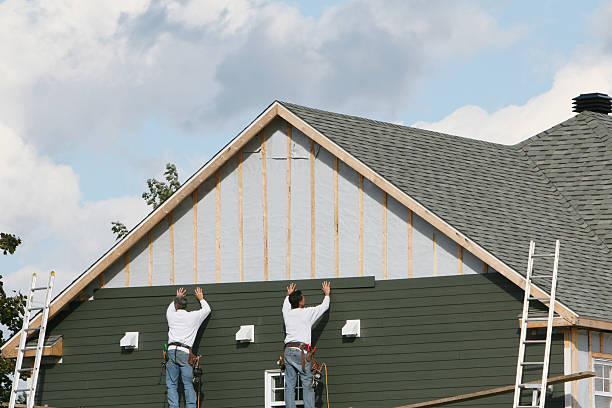 Professional Emergency Siding Repair technician working in Canton, CT